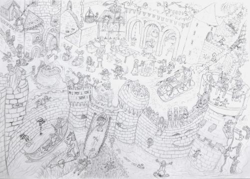 Medieval Festiva Complete Sketch